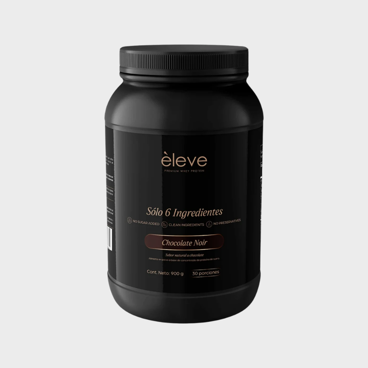 Premium Whey Protein — Tarro · Chocolate Noir